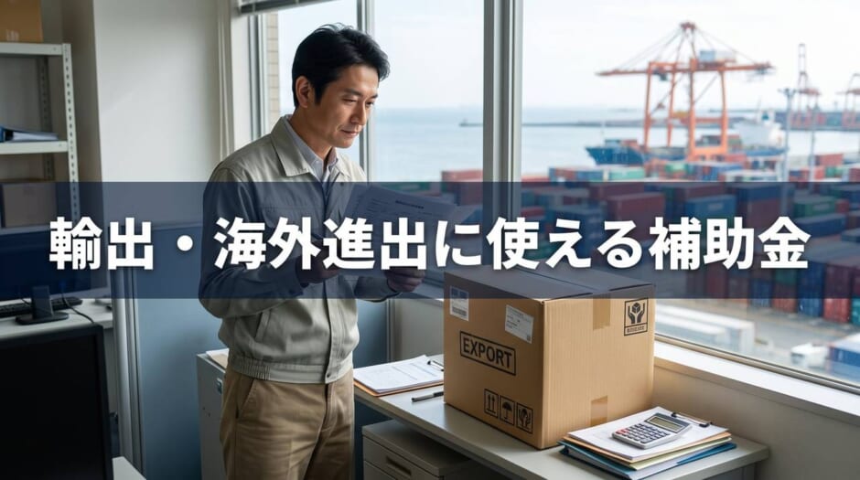 輸出・海外進出に使える補助金
